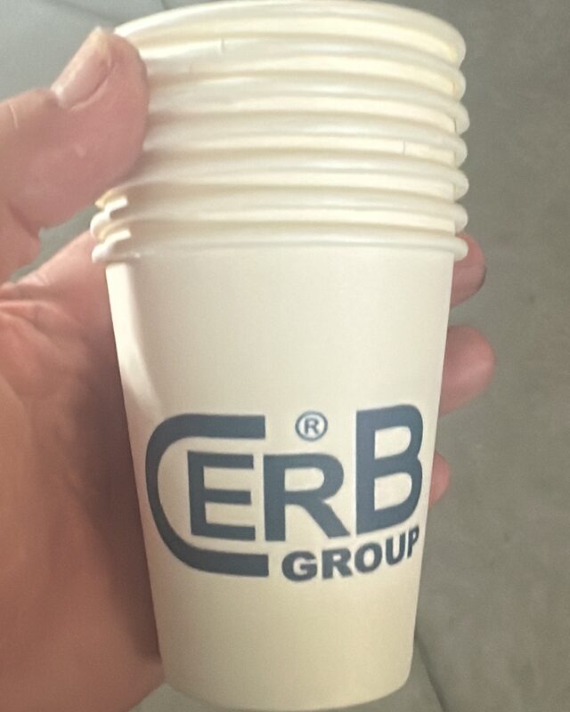 Чаша с логото на ERB Group